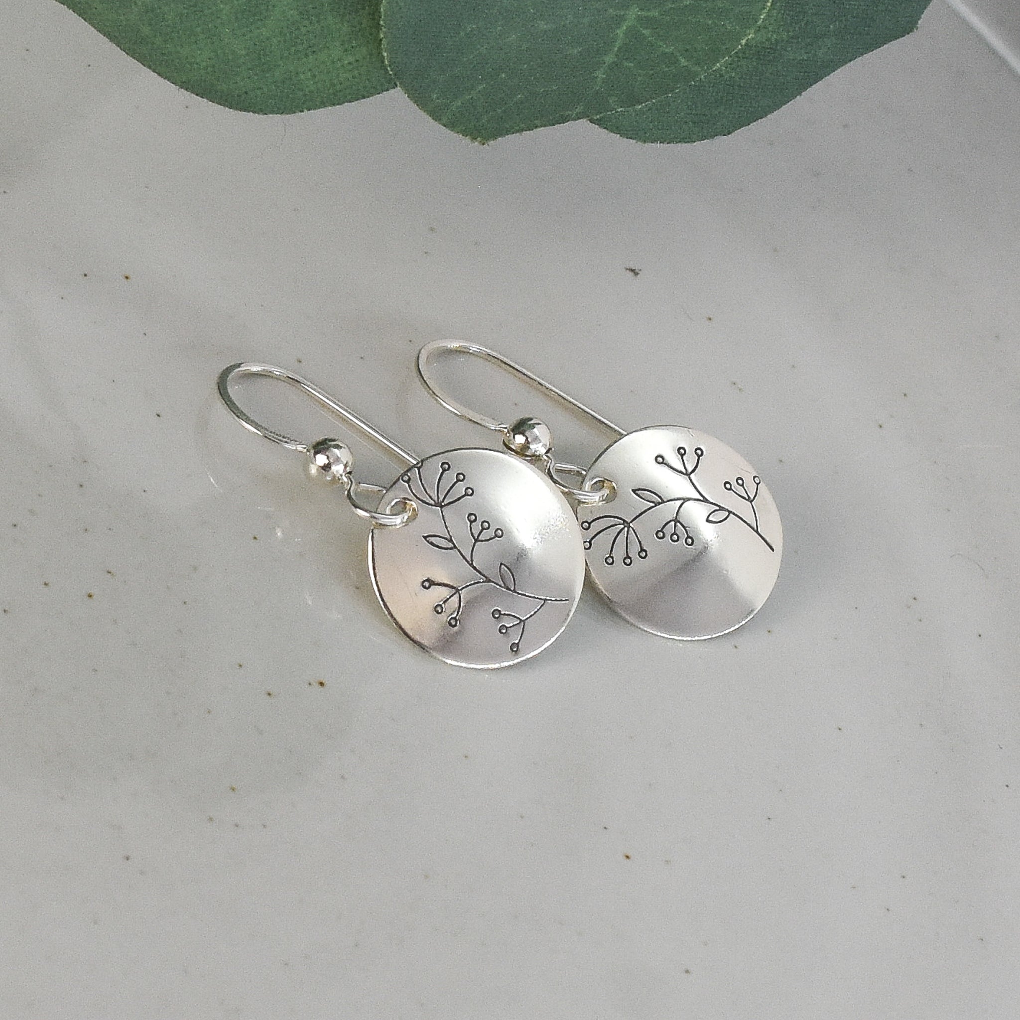 Silver branch earrings, wire tree branch jewelry, bubble earrings, new beginnings jewelry, cheapest silver wire earrings, argentium silver earrings