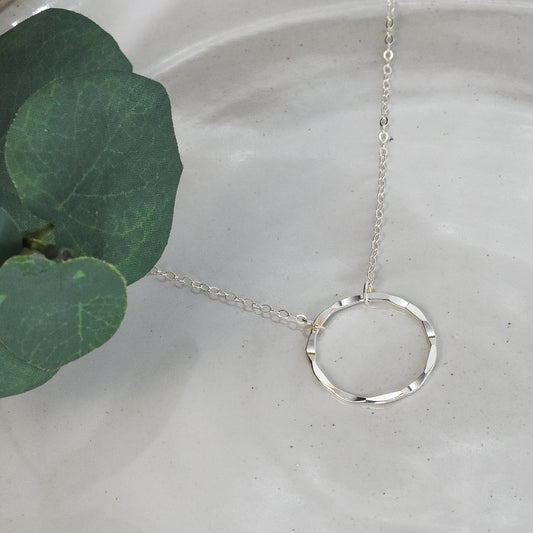 Eternity Circle Necklace - Large