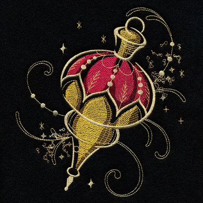 Reindeer Holiday Towel - Embroidered Christmas Design