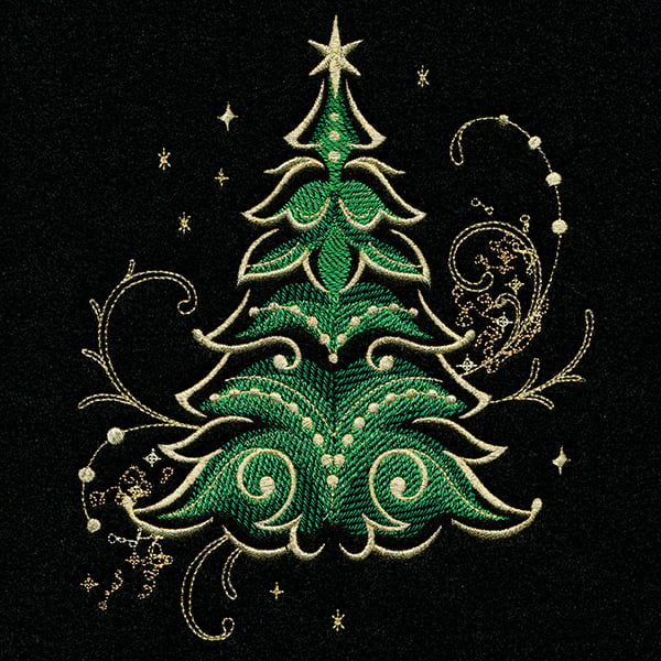 Reindeer Holiday Towel - Embroidered Christmas Design