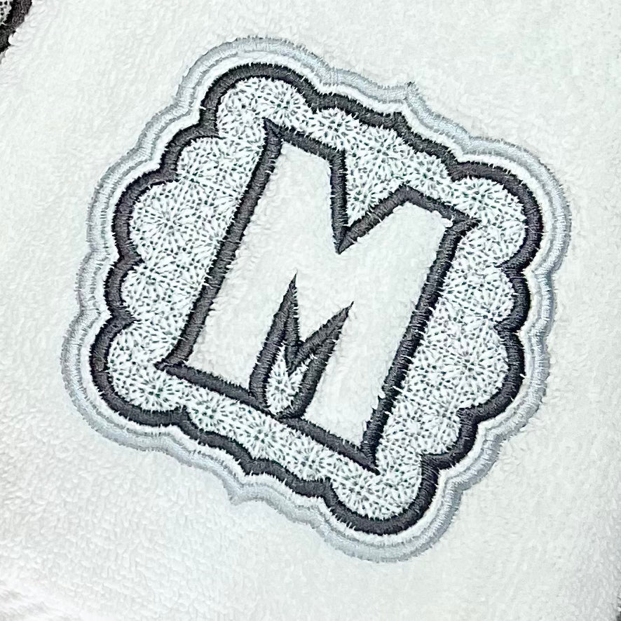 Embossed Monogram Towels