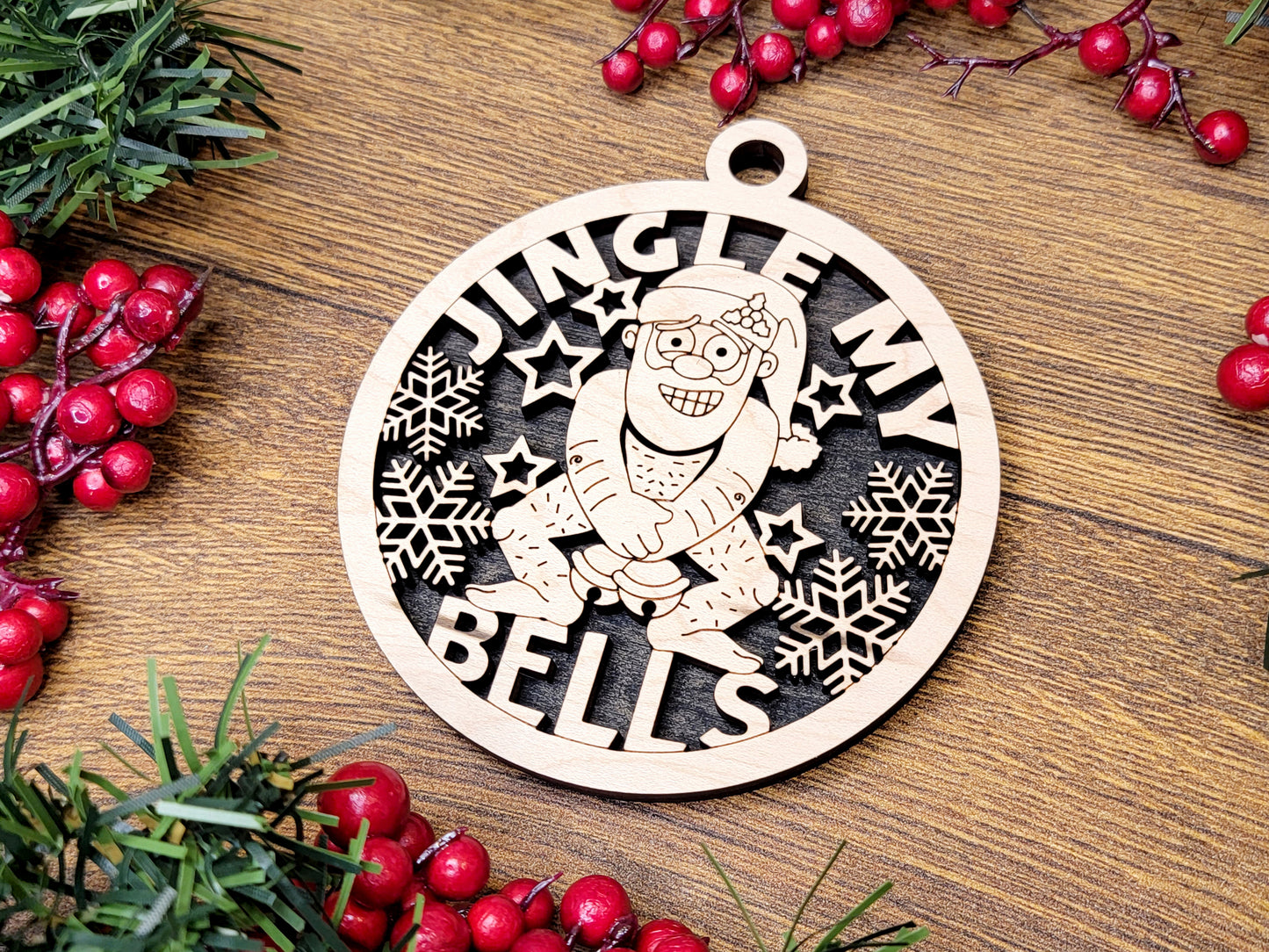 Jingle My Bells Ornament - Funny Holiday Tree Decoration