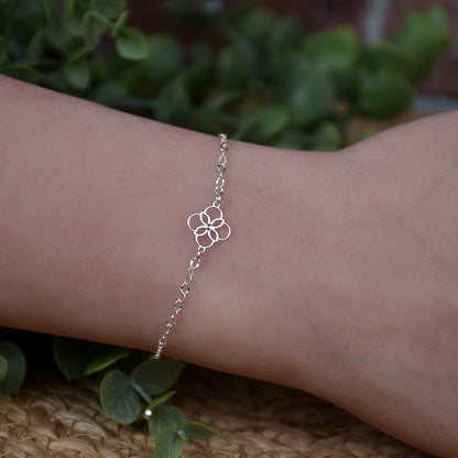 Quatrefoil Bracelet - Sterling Silver