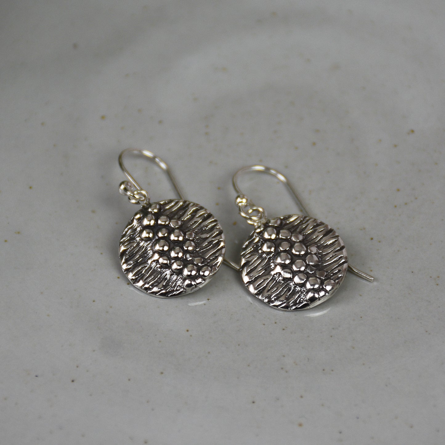 River Rock Sterling Silver Earrings