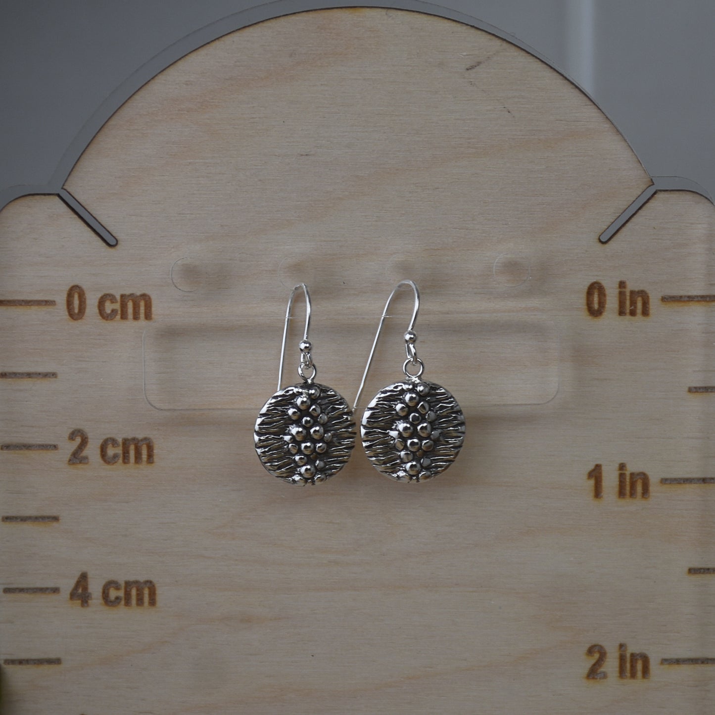 River Rock Sterling Silver Earrings