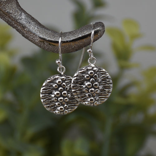 Vintage Reproduction Earrings - Handcrafted Sterling Silver Jewelry