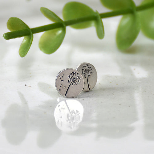 Post Stud Earrings - Handcrafted Sterling Silver Jewelry