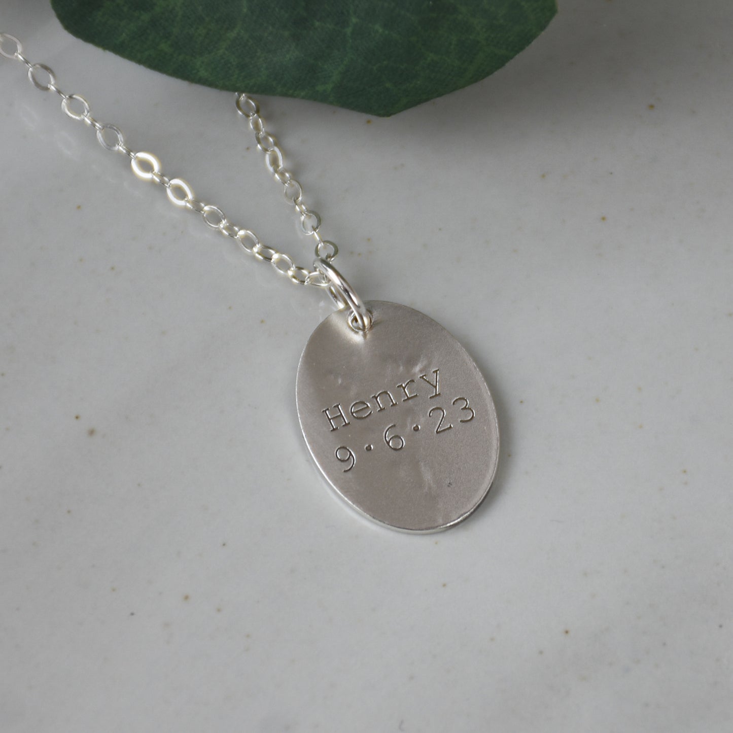 Morning Glory Flower Sterling Silver Necklace - September Birth Month